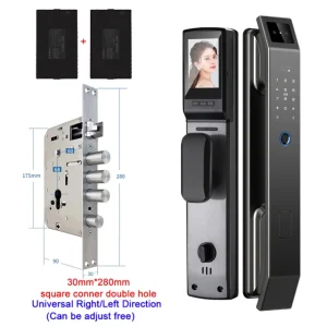 3D Face Recognition Unlock Digital Door Lock With Camera