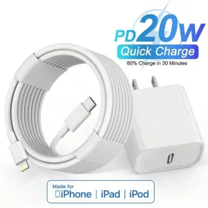 20W PD USB-C Power Adapter Fast Charger For iPhone 14 13 12 11 Pro