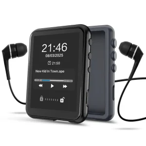 MP3 Player with Bluetooth Full Touchscreen Music MP3, Voice Recorder, HiFi