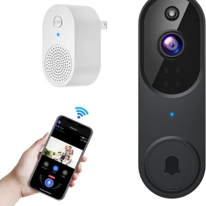 Wi-Fi Video Doorbell Camera with Two-Way Audio