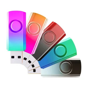 5 Pack USB Flash Drives Gradient Color USB