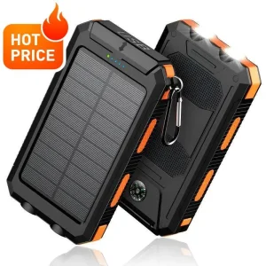 Solar Charger PowerBank 10000mAh Solar Phone Charger