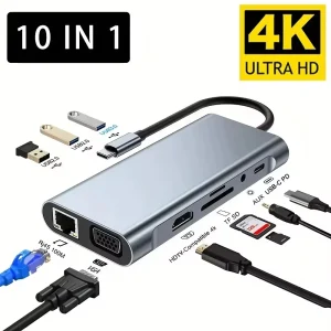 USB C Hub 4K 30Hz Type-C to HDTV