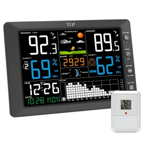 Weather Station with Atomic Clock 8-Channel