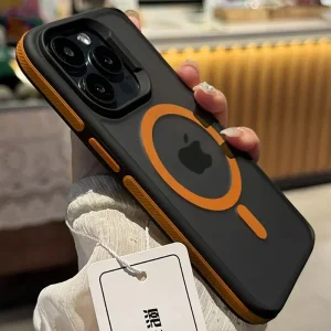 New Bicolor Matte Frosted Magnetic Translucent Shockproof Hard Cover