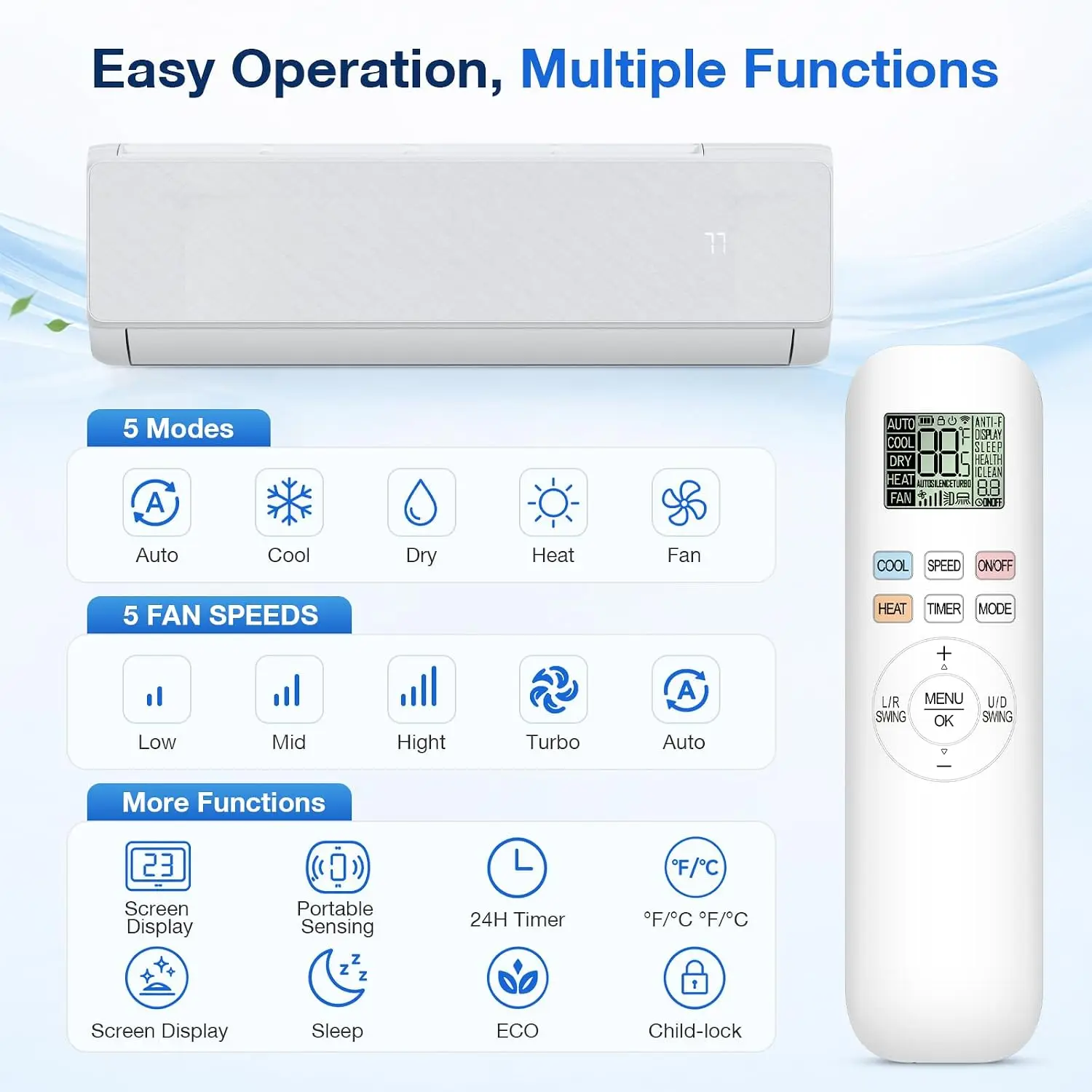 24000BTU Mini Split AC/Heating System - Image 3