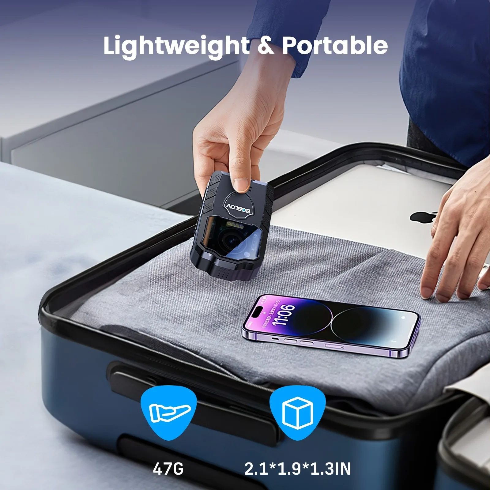 BOBLOV KJ25 1080P Body Camera - Image 7