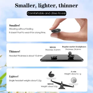 SK Ultra-thin Sleep Headphones - Thumbnail Image 5