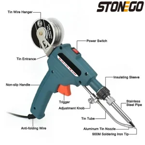 Automatic Soldering Gun 60W Handheld Soldering Iron - Thumbnail Image 2