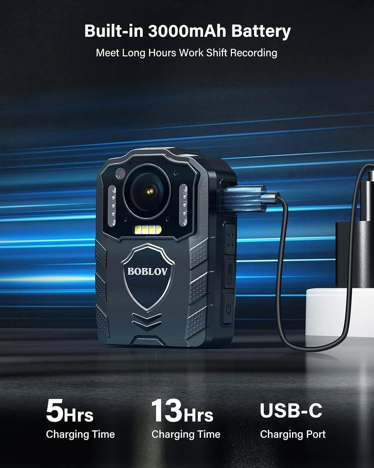 BOBLOV KJ25 1080P Body Camera - Image 4