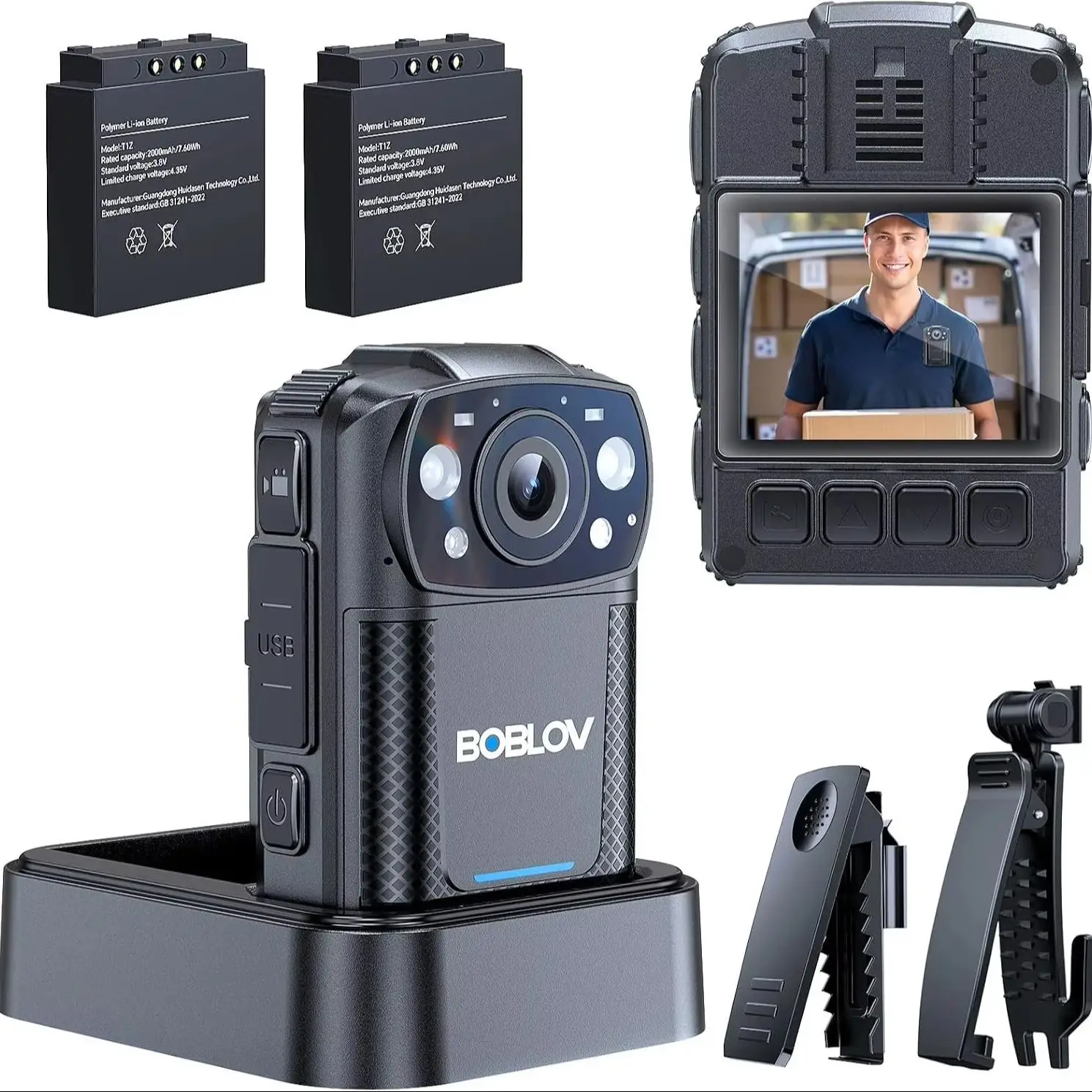 BOBLOV KJ26 2K Body Camera - Image 9