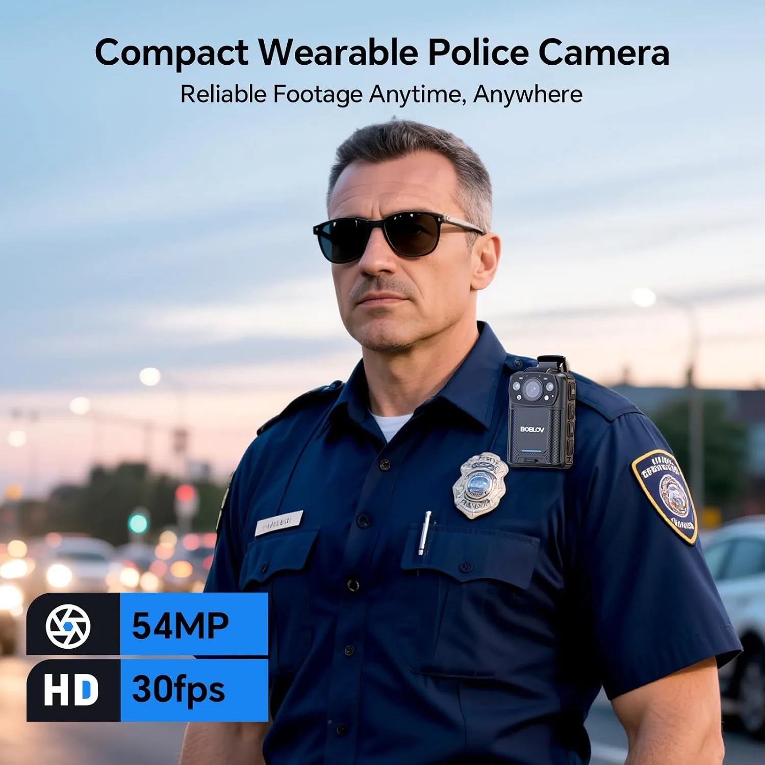 BOBLOV KJ26 2K Body Camera - Image 4